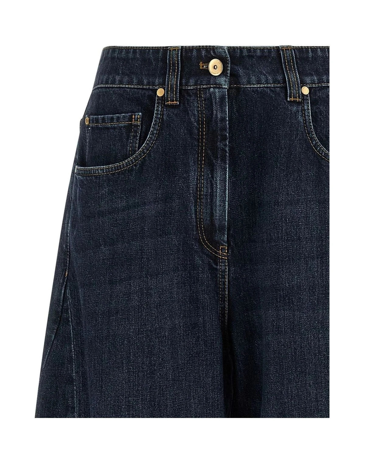 Brunello Cucinelli Jean in blue, Cotton — view 3