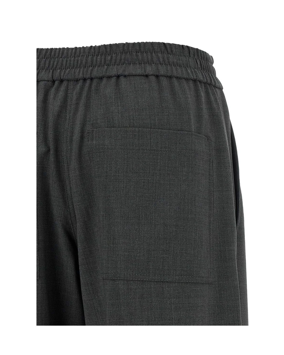 Brunello Cucinelli Trouser in gray, Virgin Wool — view 4