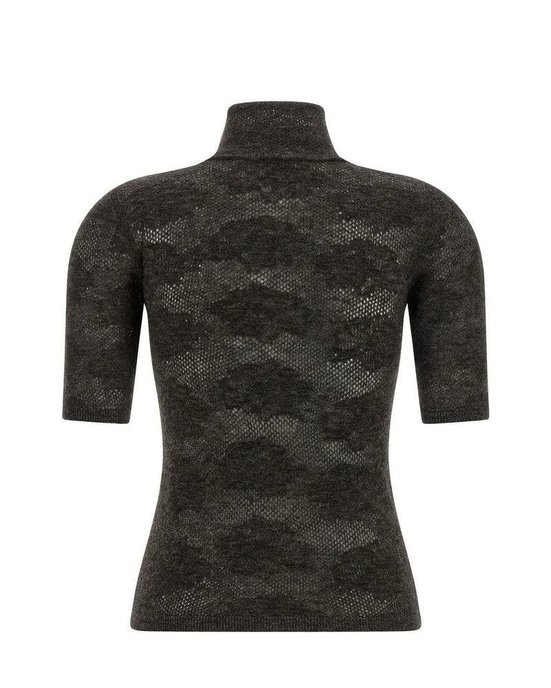 Brunello Cucinelli Sweater in brown, Silk — view 2
