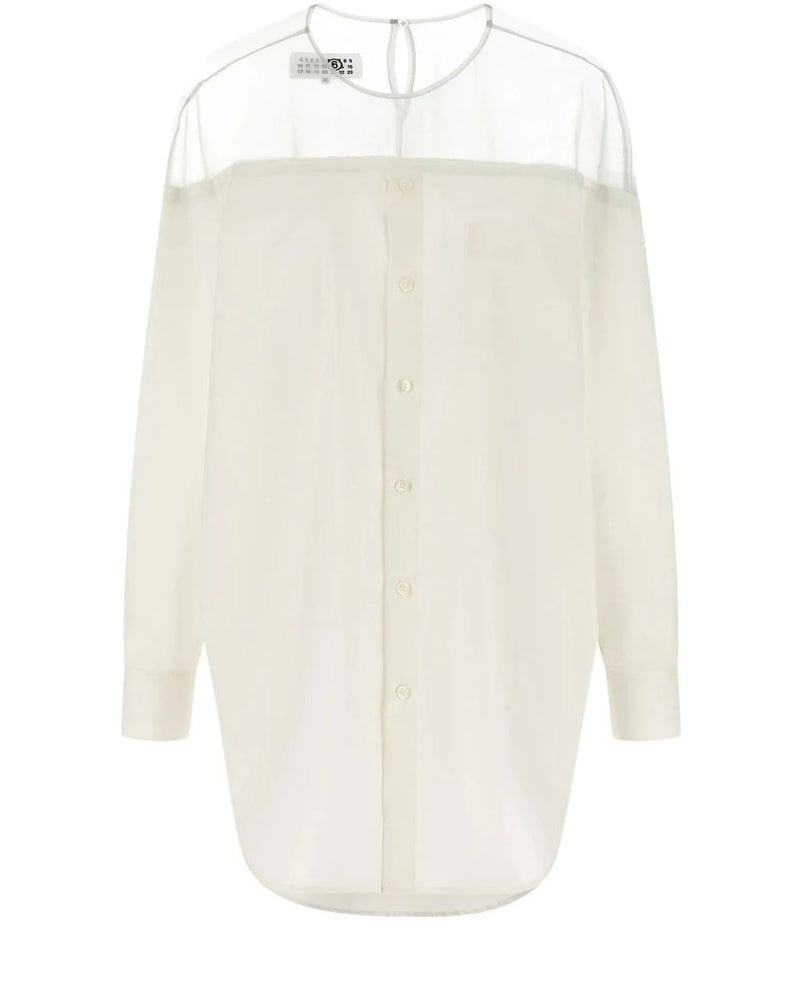 MM6 Maison Margiela Dress Shirt in white, Cotton