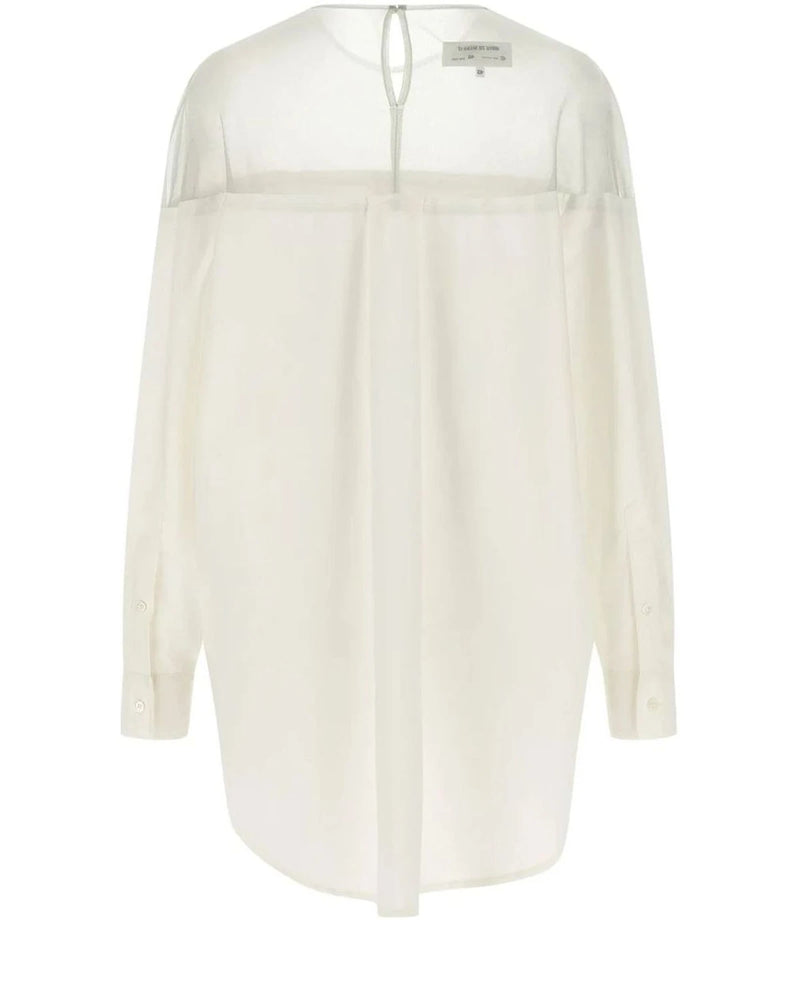 MM6 Maison Margiela Dress Shirt in white, Cotton — view 2