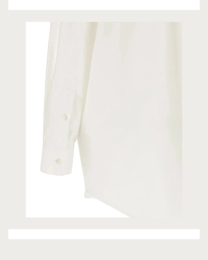 MM6 Maison Margiela Dress Shirt in white, Cotton — view 4