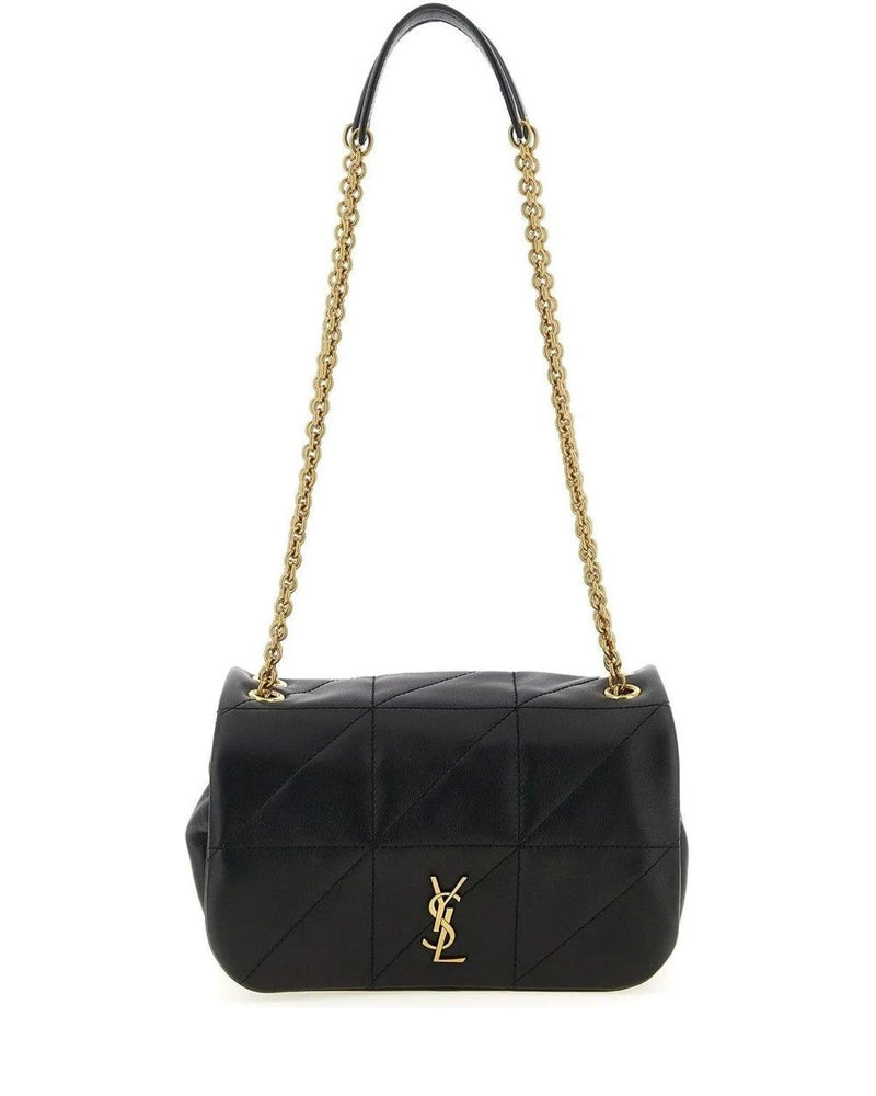 Saint Laurent Shoulder Bag in black, Lamb Leather