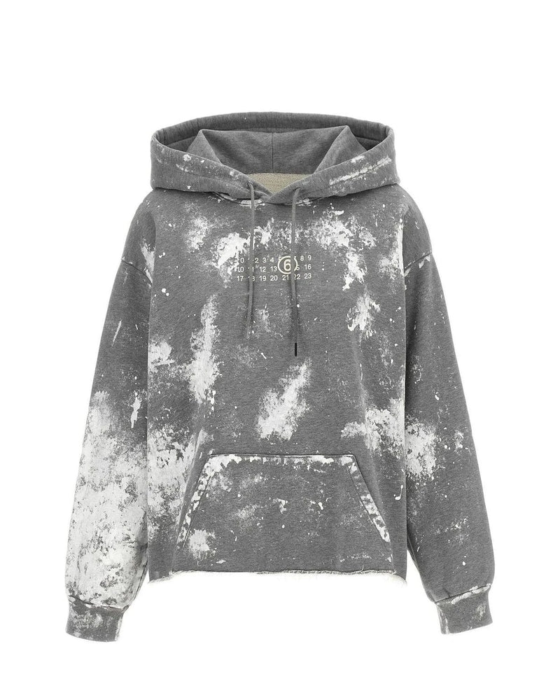 MM6 Maison Margiela Hoodie in gray, Cotton