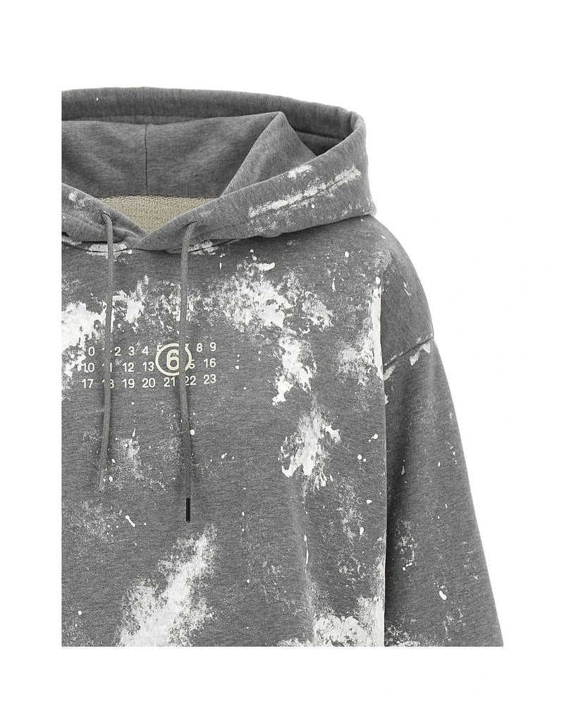 MM6 Maison Margiela Hoodie in gray, Cotton — view 3