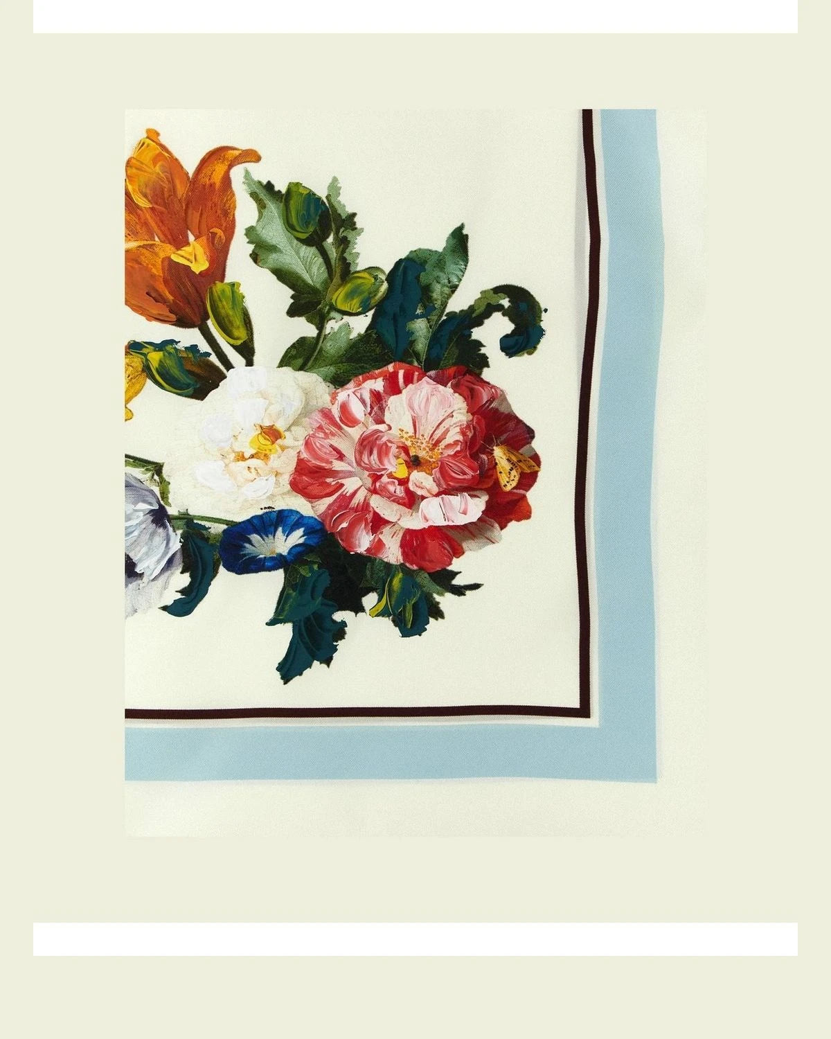 Maison Margiela Scarves & Shawl in white, Silk — view 2