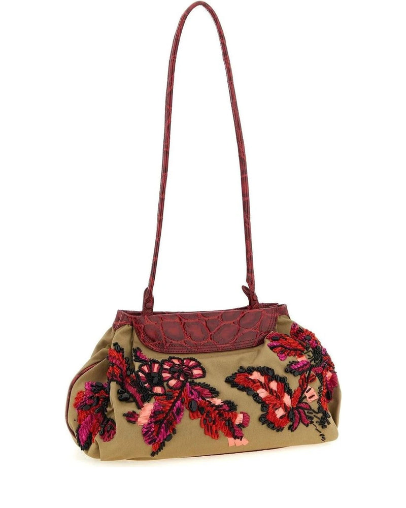 Dries Van Noten Shoulder Bag in multicolor, Cotton — view 2