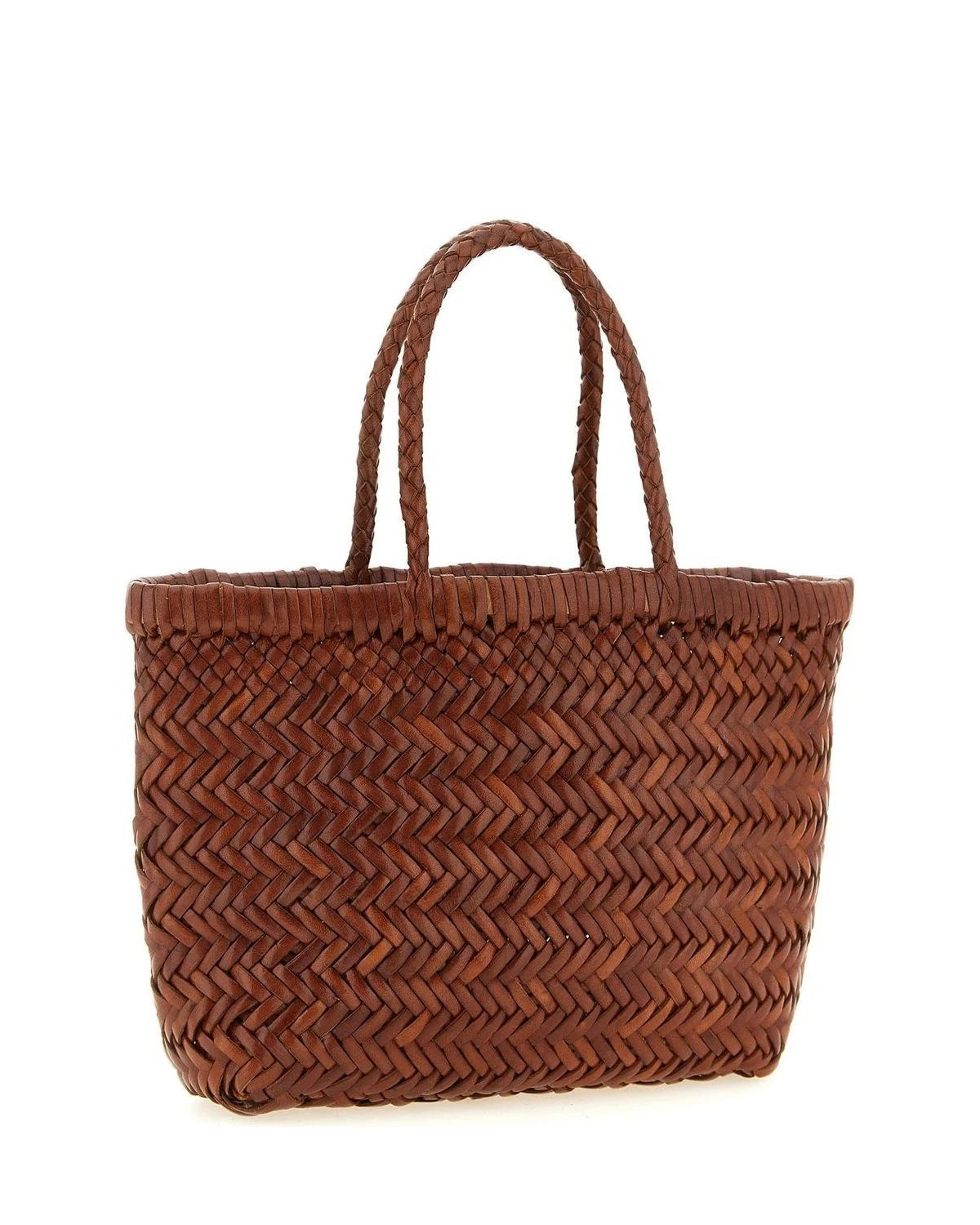Dragon Diffusion Tote Bag in brown, Calfskin Leather — view 2