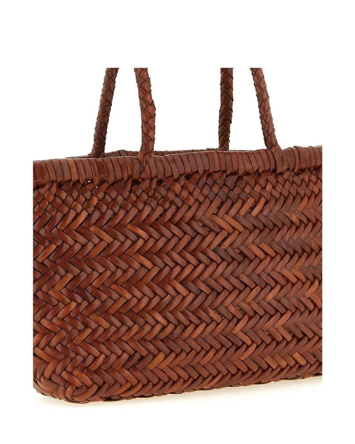 Dragon Diffusion Tote Bag in brown, Calfskin Leather — view 3