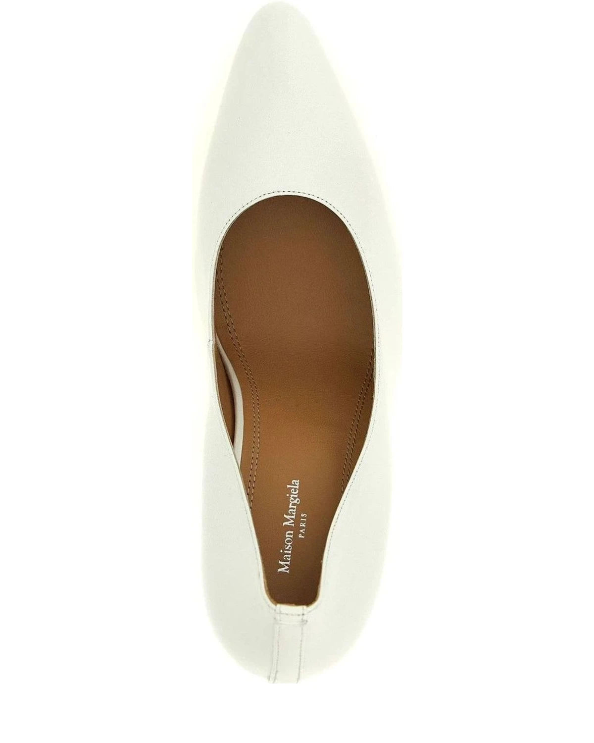 Maison Margiela Pumps in white, Sheepskin Leather — view 4