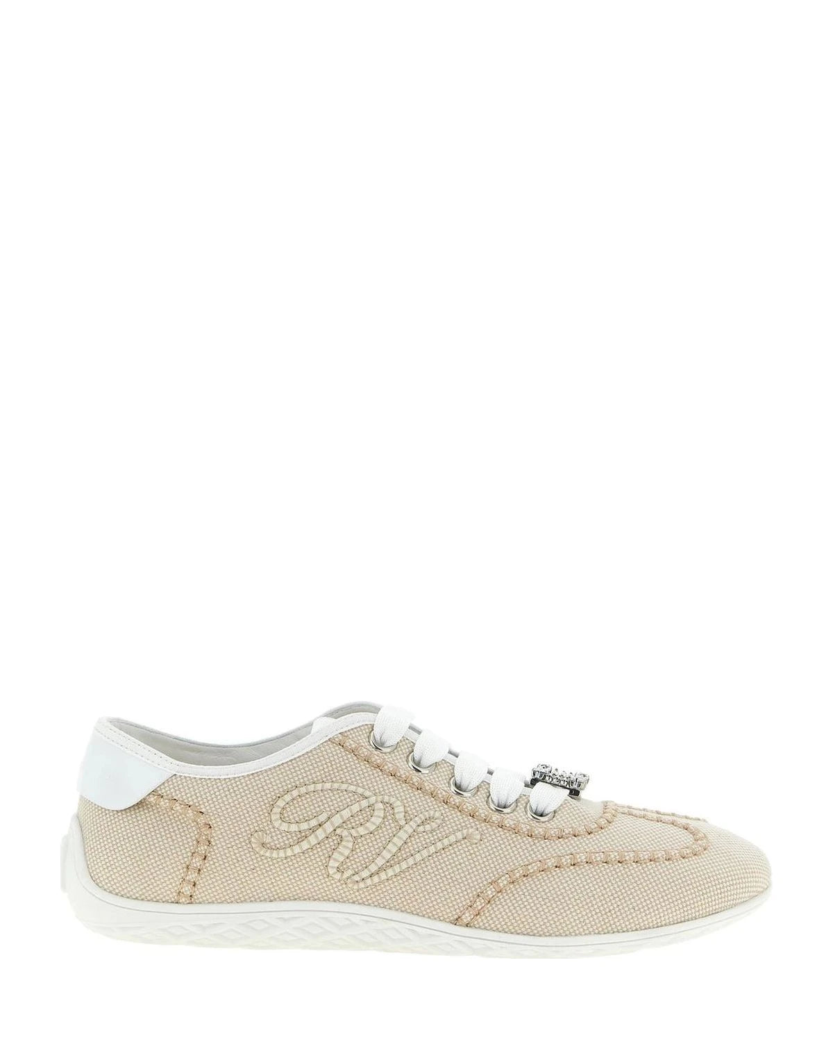 Roger Vivier Sneakers in beige, Polyamide