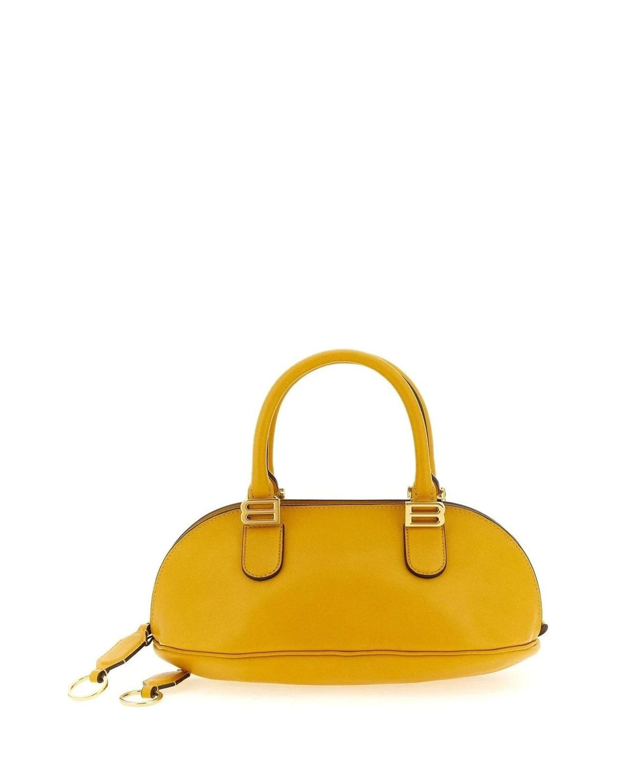 Balenciaga Baguette Handbag in yellow, Calfskin Leather