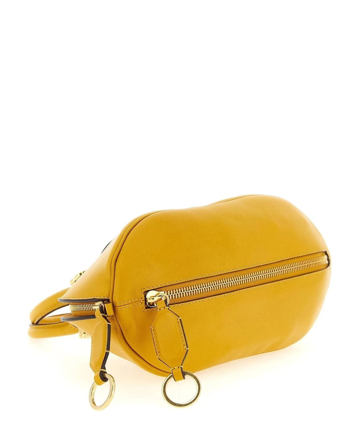 Balenciaga Baguette Handbag in yellow, Calfskin Leather — view 3