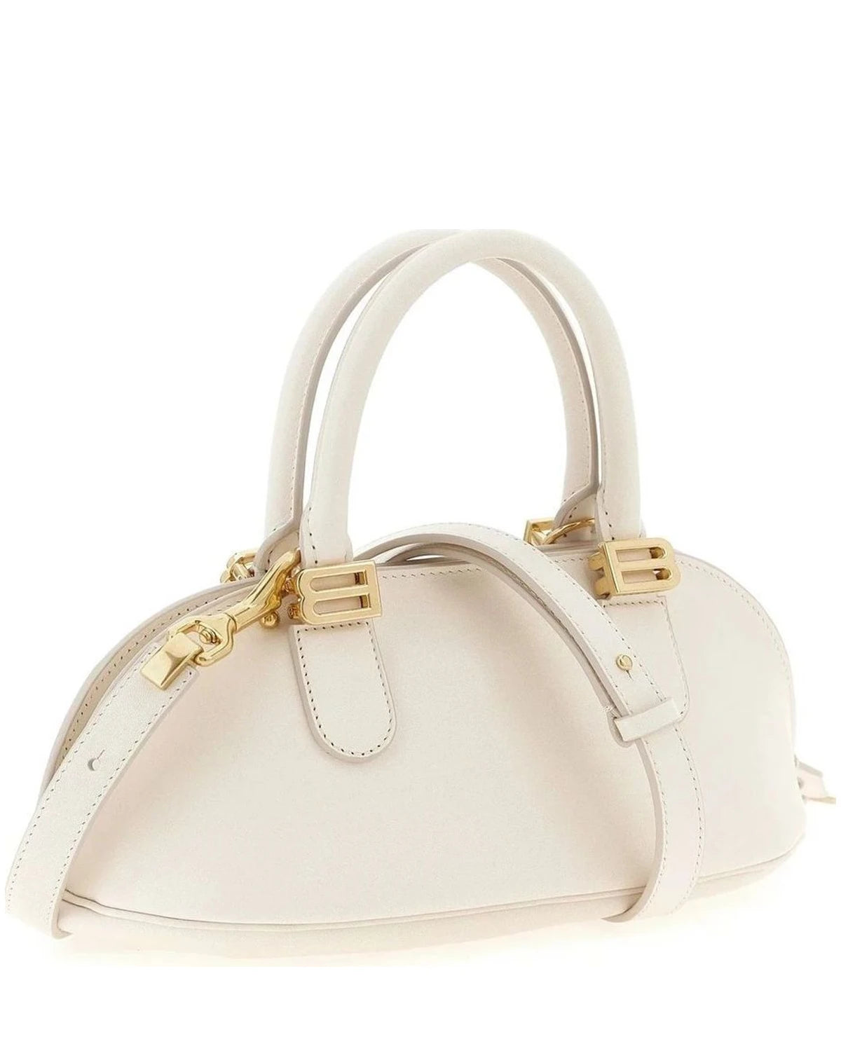 Balenciaga Baguette Handbag in white, Calfskin Leather — view 2