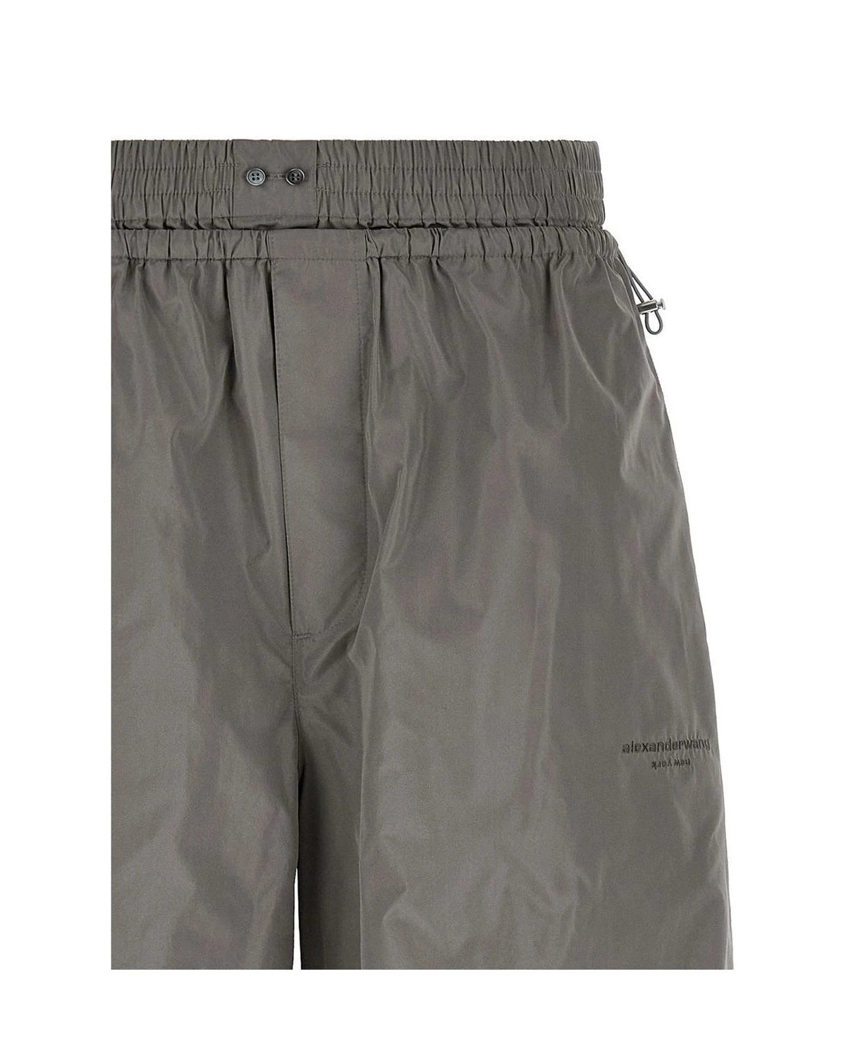 Alexander Wang Wind Pant in gray, Polyester — view 3
