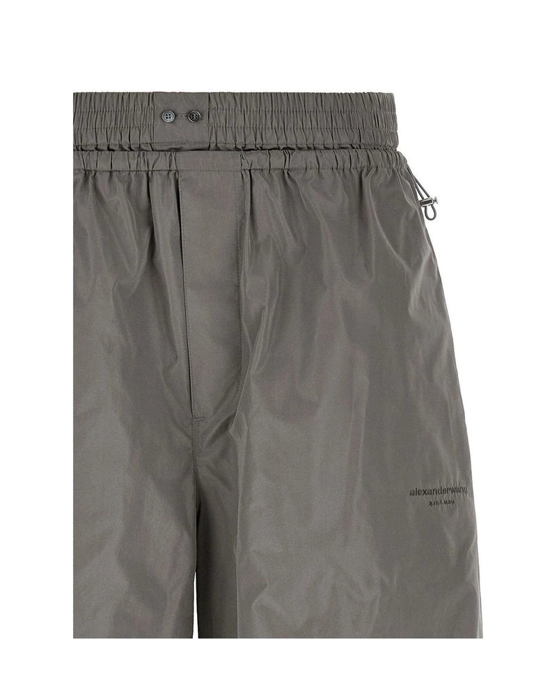 Alexander Wang Wind Pant in gray, Polyester — view 3