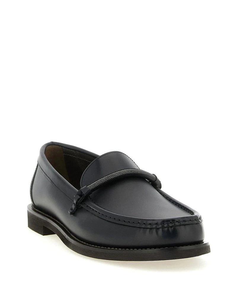 Brunello Cucinelli Loafers in black, Calfskin Leather — view 2