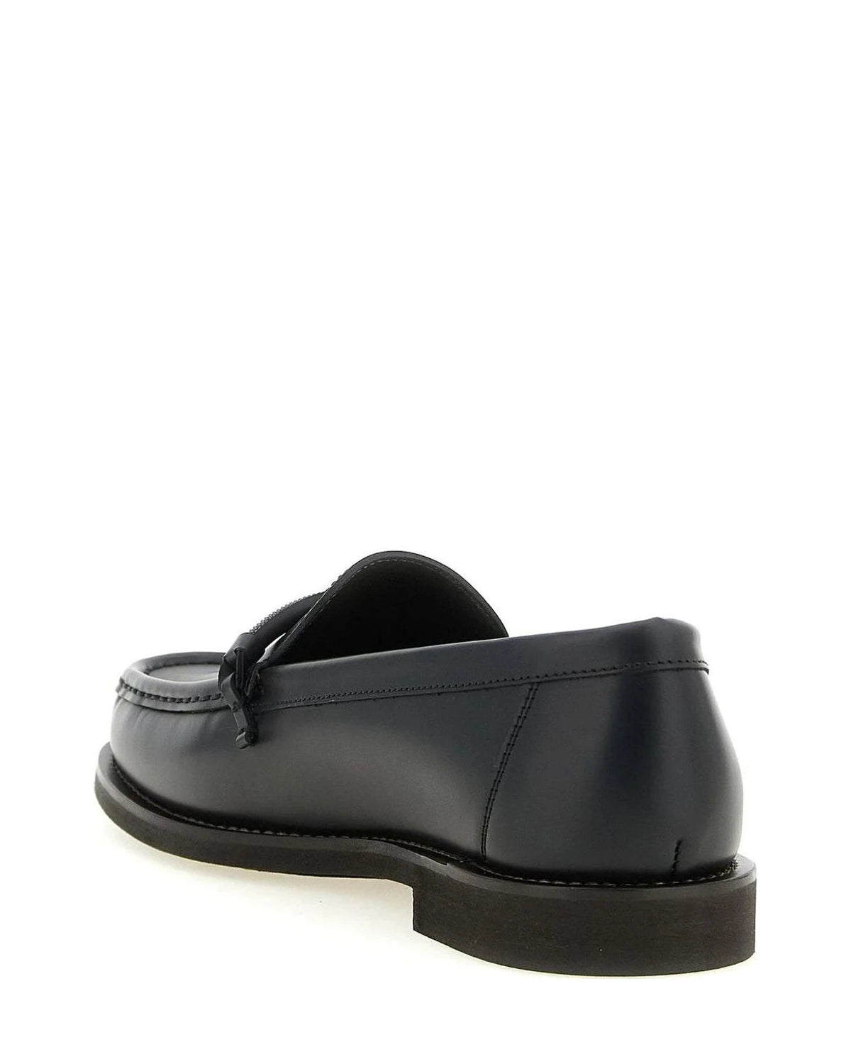 Brunello Cucinelli Loafers in black, Calfskin Leather — view 3