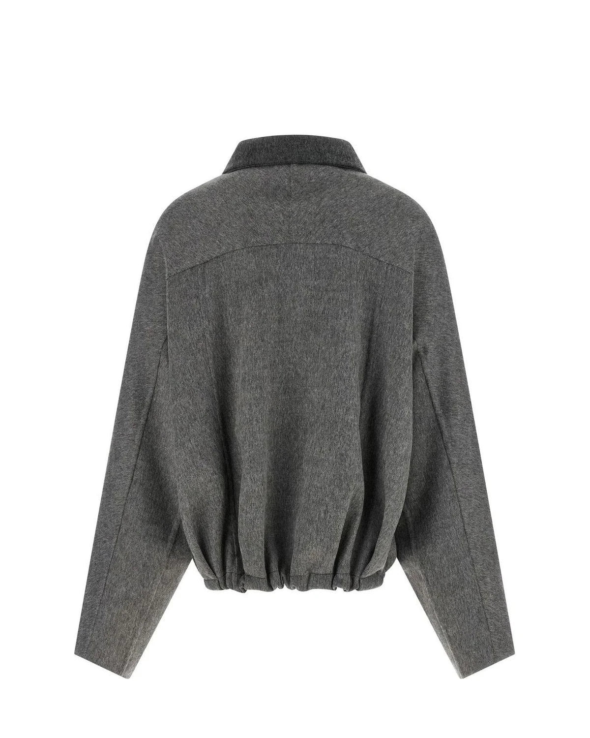 Brunello Cucinelli Bolero Jacket in gray, Virgin Wool — view 2