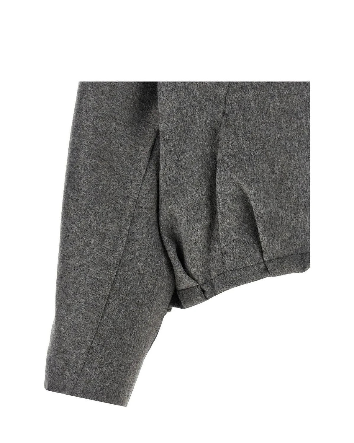 Brunello Cucinelli Bolero Jacket in gray, Virgin Wool — view 4
