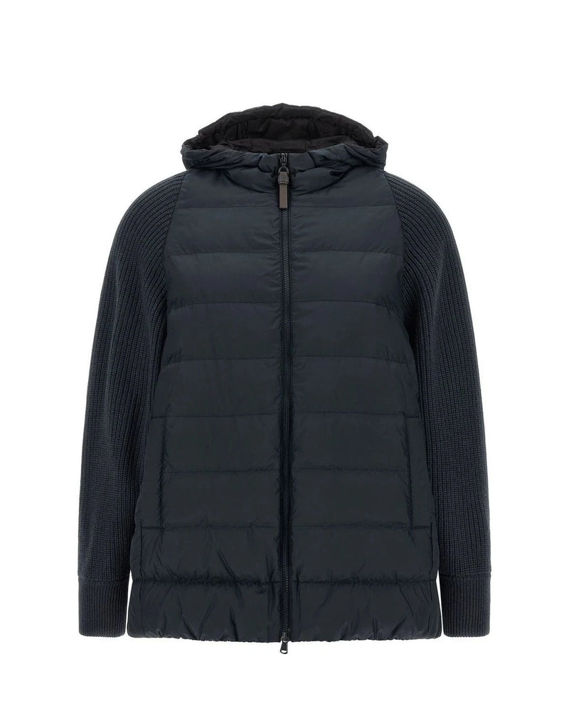 Brunello Cucinelli Puffer Jacket in blue, Polyester
