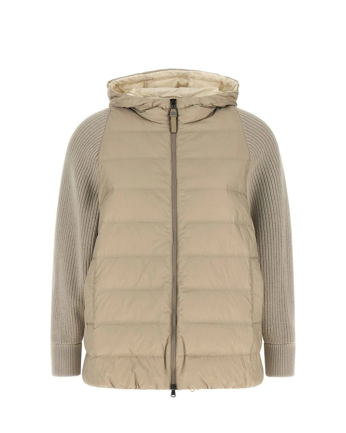 Brunello Cucinelli Puffer Jacket in beige, Polyester