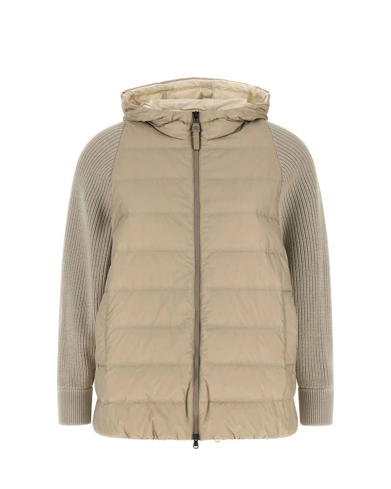 Brunello Cucinelli Puffer Jacket in beige, Polyester