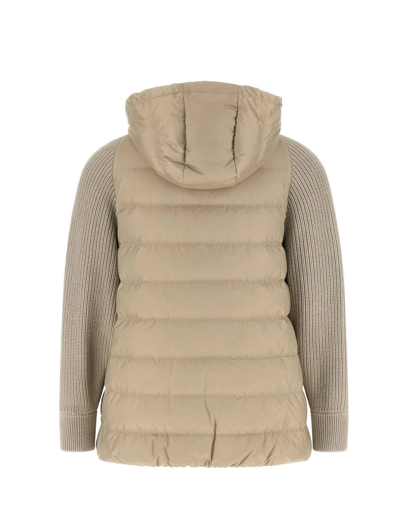 Brunello Cucinelli Puffer Jacket in beige, Polyester — view 2