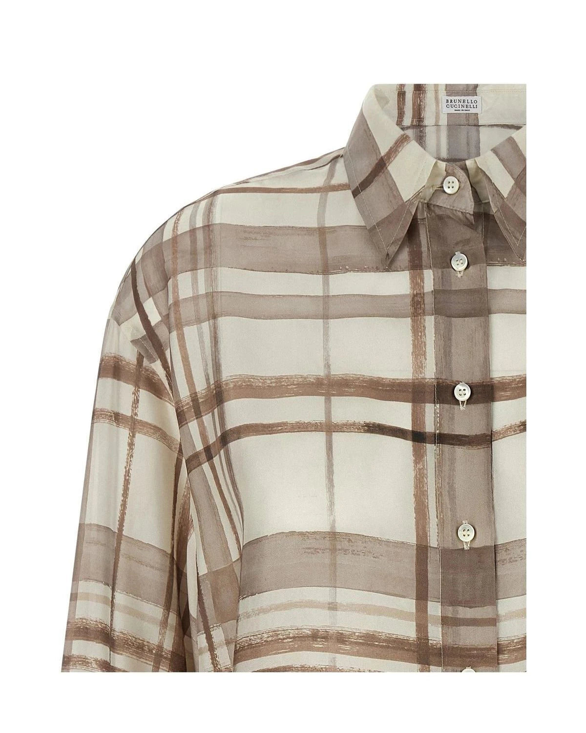 Brunello Cucinelli Dress Shirt in beige — view 3