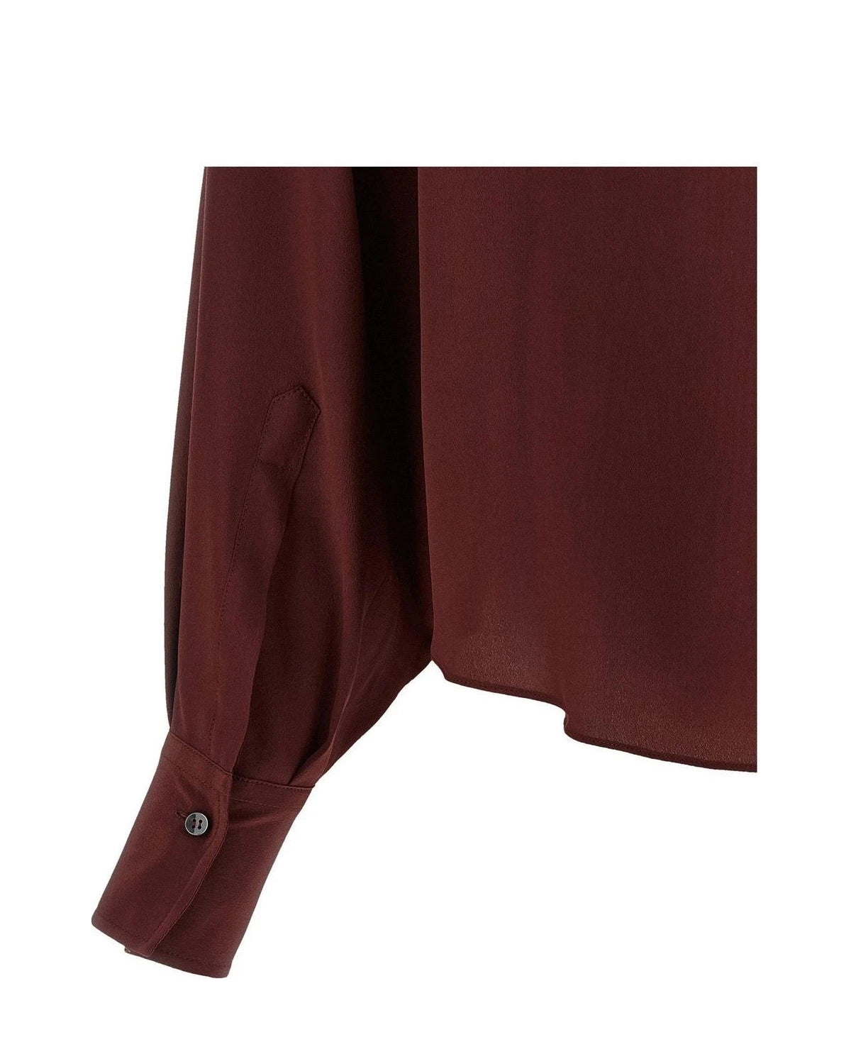 Brunello Cucinelli Blouse in red, Silk — view 4