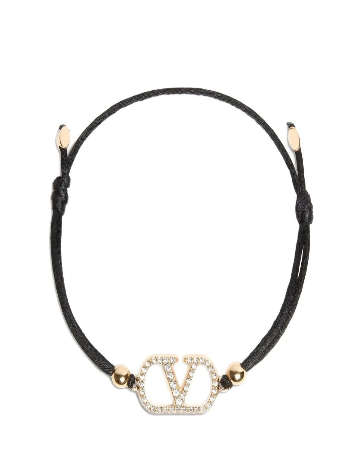 Valentino Garavani Bracelet in black, Polyester
