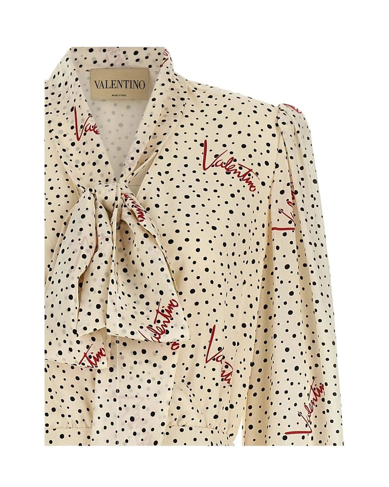 Valentino Garavani Dresse in multicolor, Silk — view 3