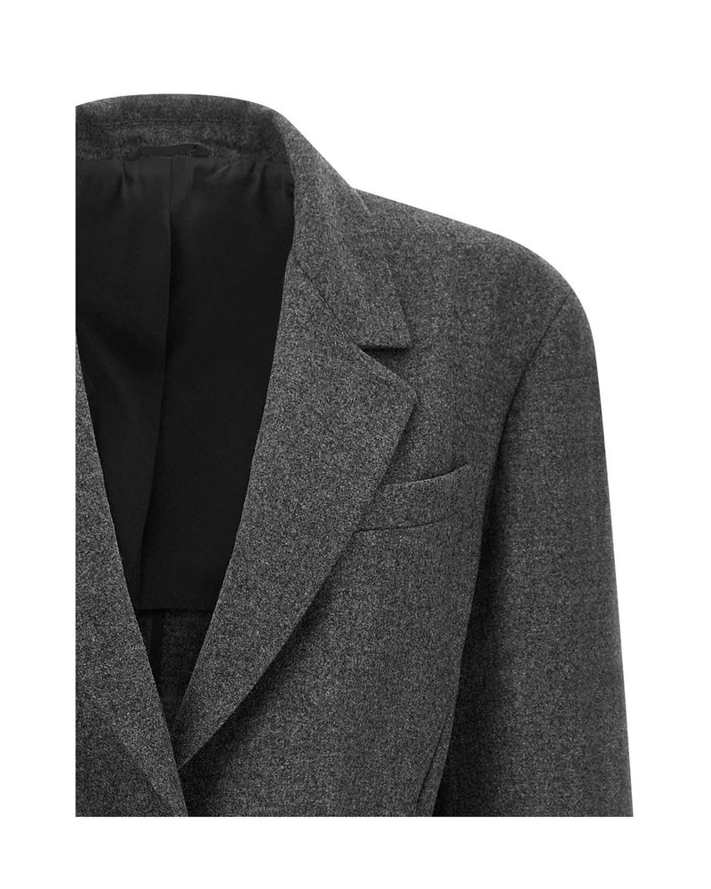 Brunello Cucinelli Blazer in gray, Virgin Wool — view 3