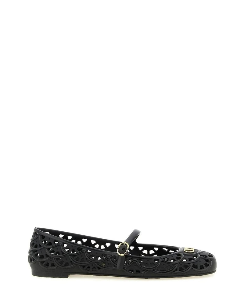 Valentino Garavani Flats in black, Pvc