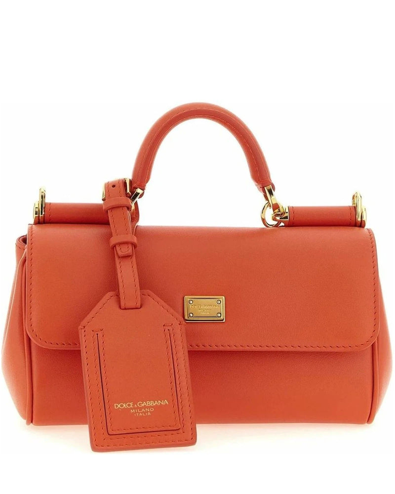Dolce & Gabbana Satchel Bag in orange, Calf Leather