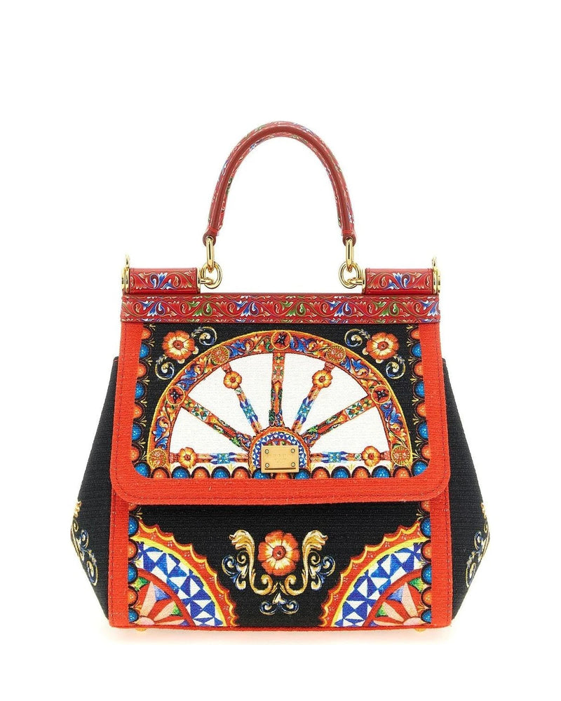 Dolce & Gabbana Satchel Bag in multicolor, Cotton