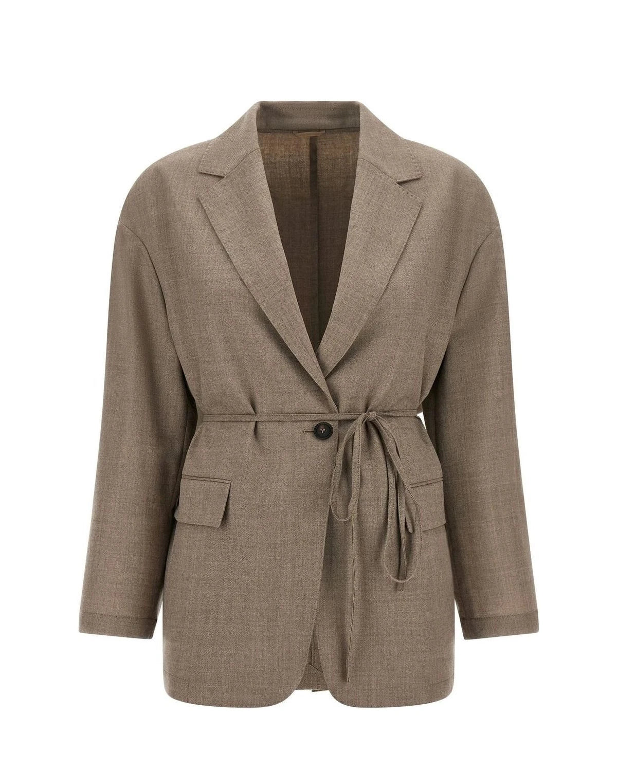 Brunello Cucinelli Blazer in beige, Virgin Wool