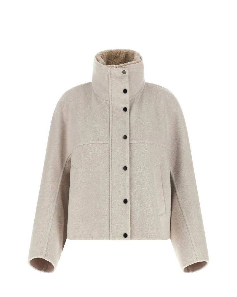 Brunello Cucinelli Overcoat in gray, Virgin Wool