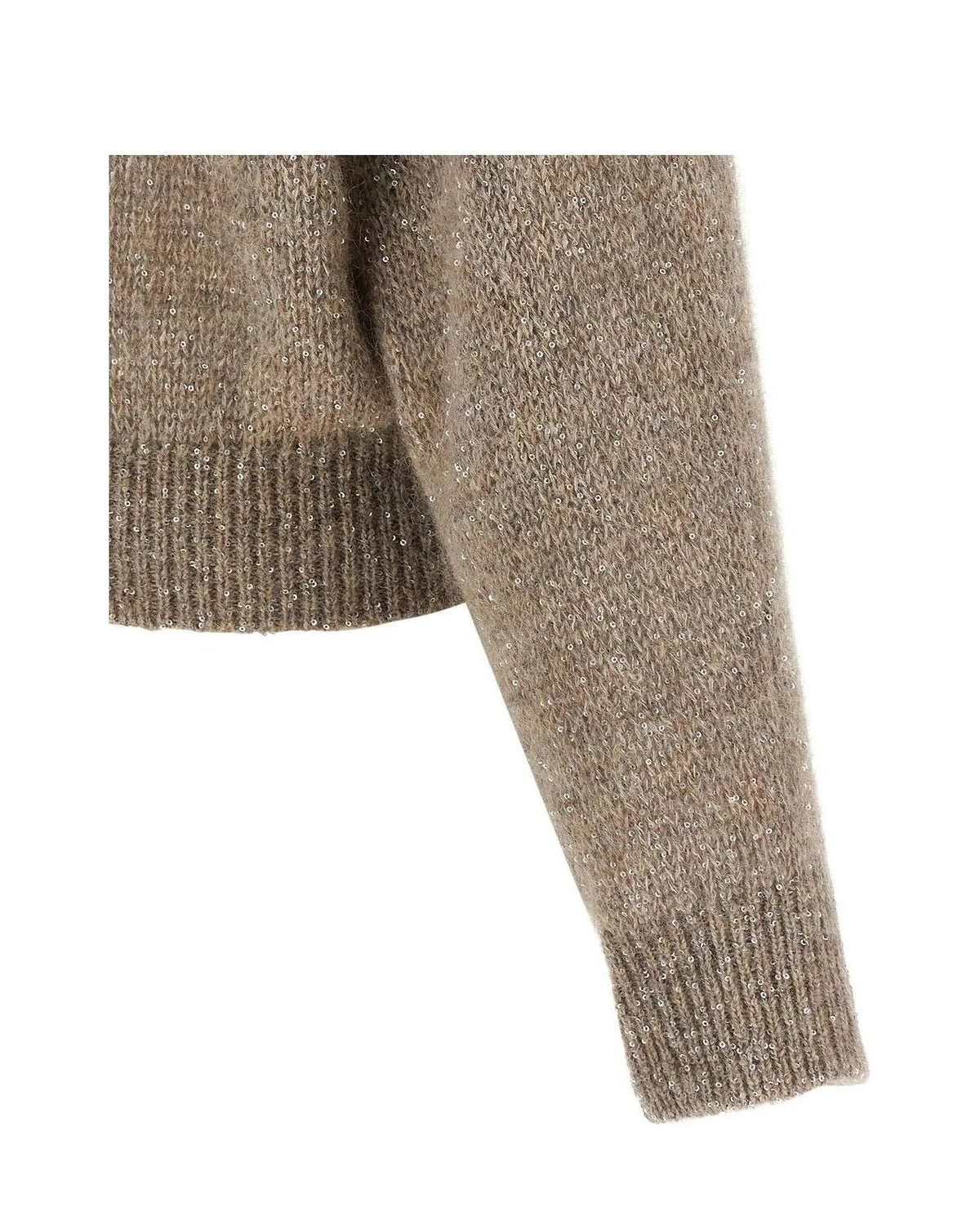 Brunello Cucinelli Sweater in beige, Polyamide — view 4
