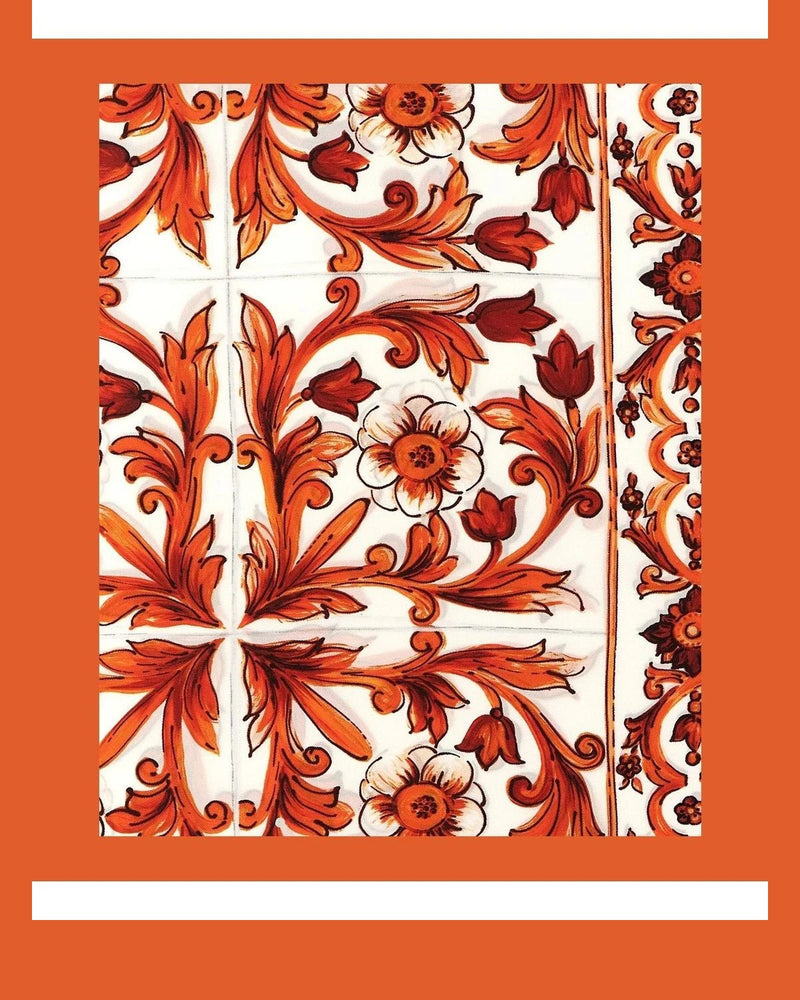 Dolce & Gabbana Scarves & Shawl in orange, Silk — view 3