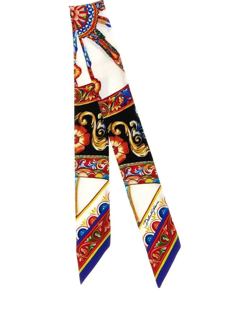 Dolce & Gabbana Durags & Hair Wrap in multicolor, Silk