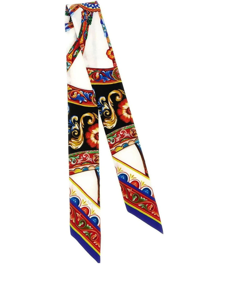 Dolce & Gabbana Durags & Hair Wrap in multicolor, Silk — view 2