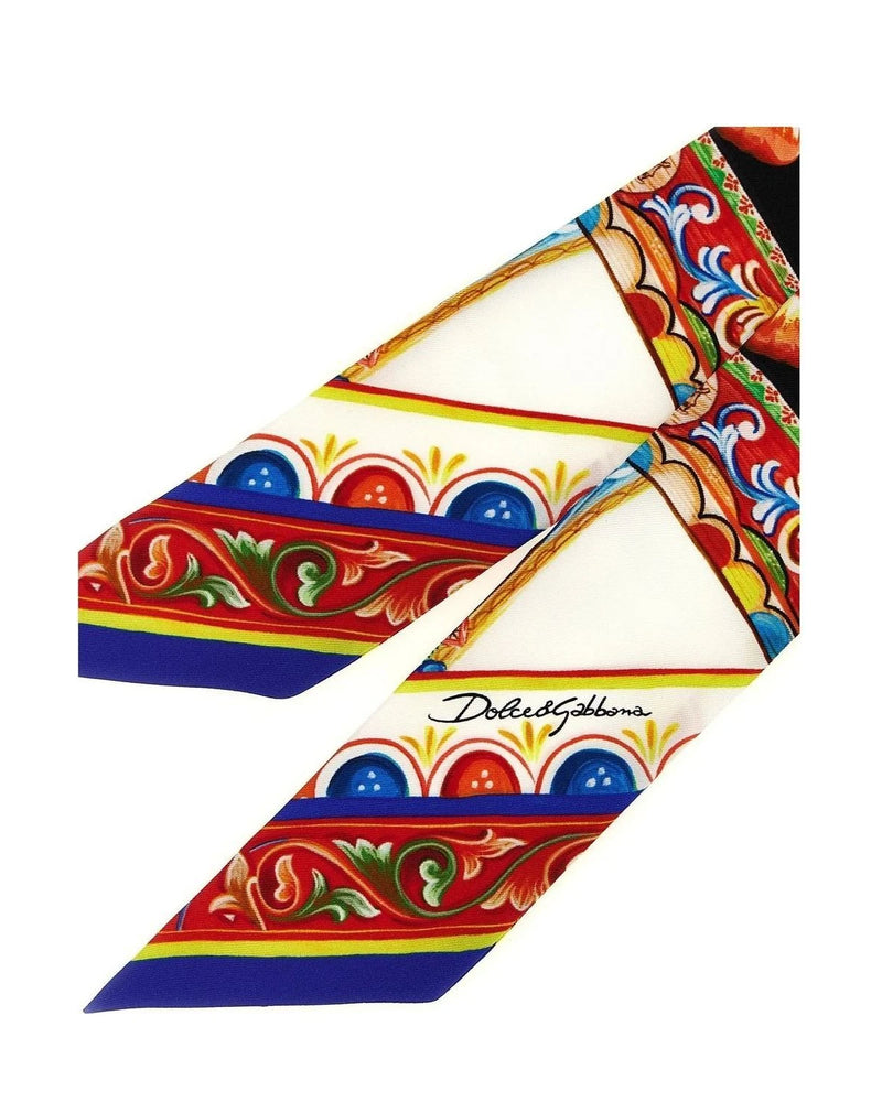 Dolce & Gabbana Durags & Hair Wrap in multicolor, Silk — view 3