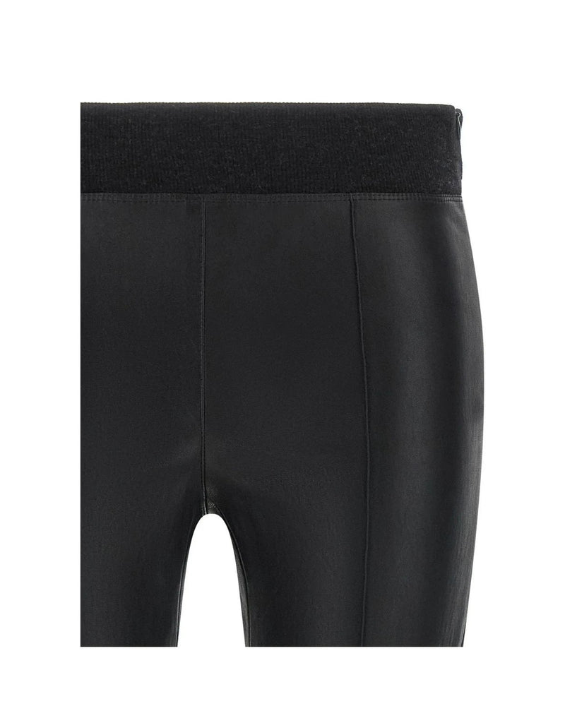 Brunello Cucinelli Legging in black, Lamb Leather — view 3
