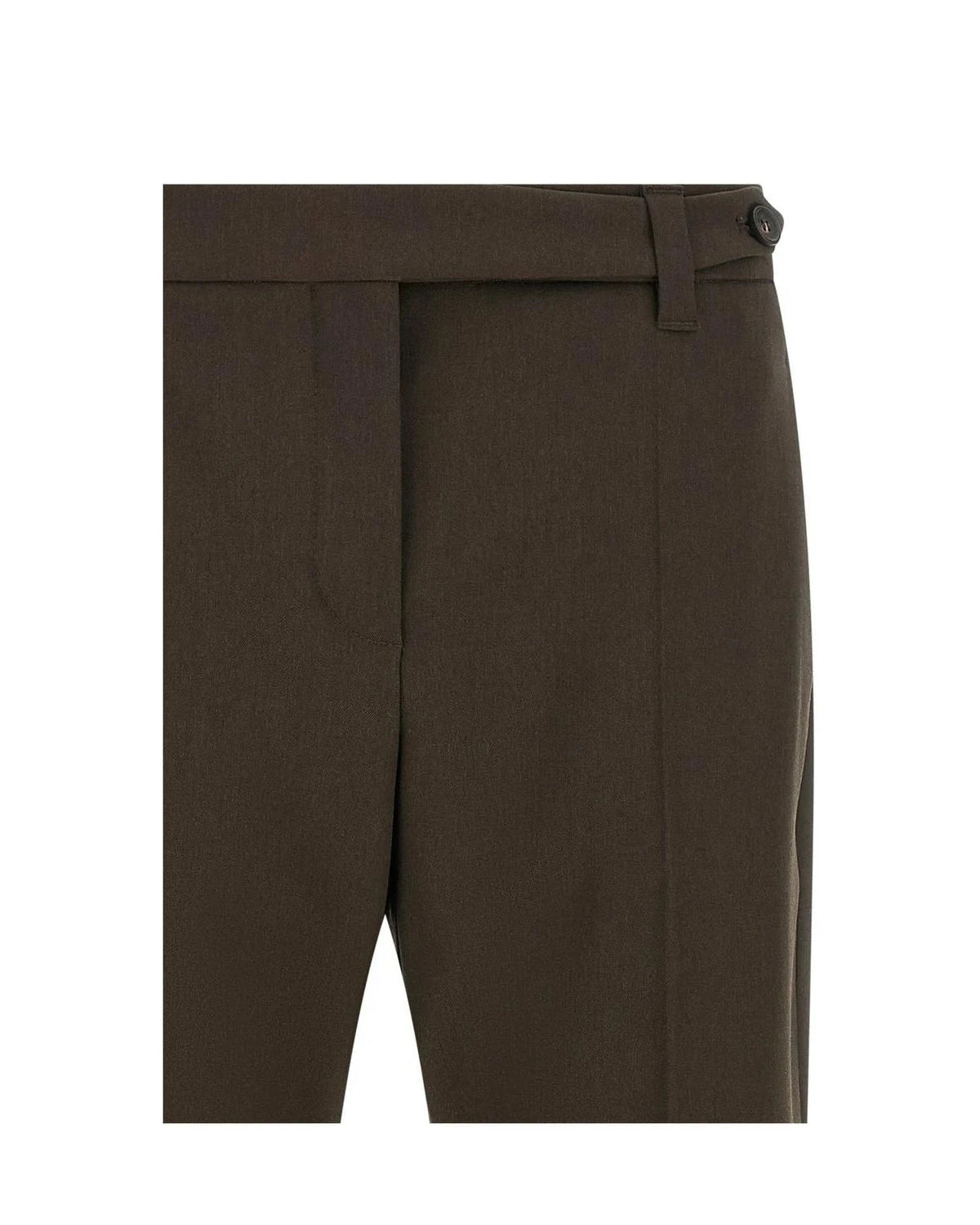 Brunello Cucinelli Trouser in brown, Virgin Wool — view 3