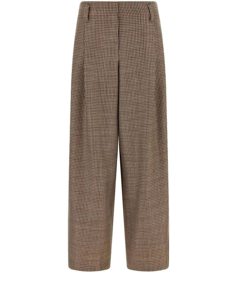 Brunello Cucinelli Palazzo Pant in brown