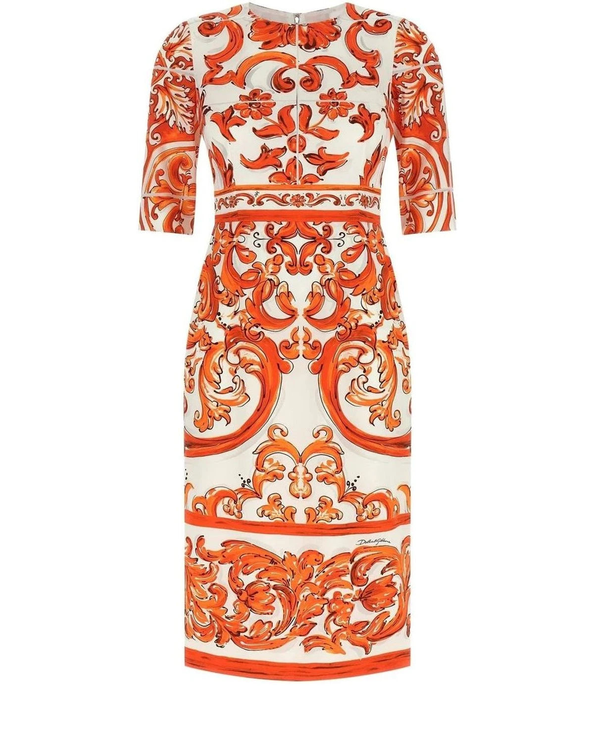 Dolce & Gabbana Dresse in orange, Silk