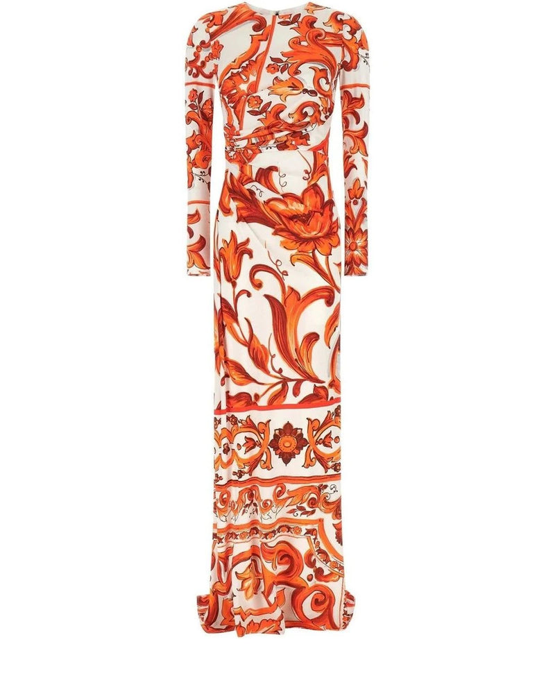 Dolce & Gabbana Dresse in orange, Viscose