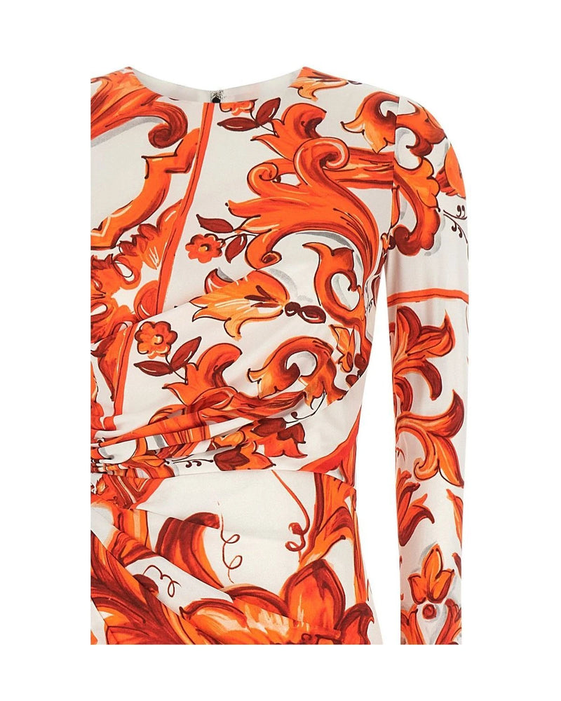 Dolce & Gabbana Orange Dress 