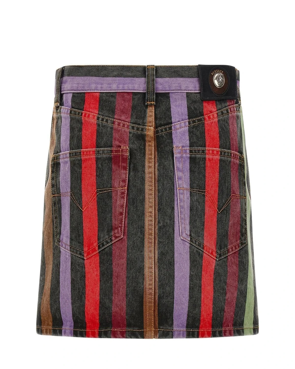 Versace Skirt in multicolor, Cotton — view 2